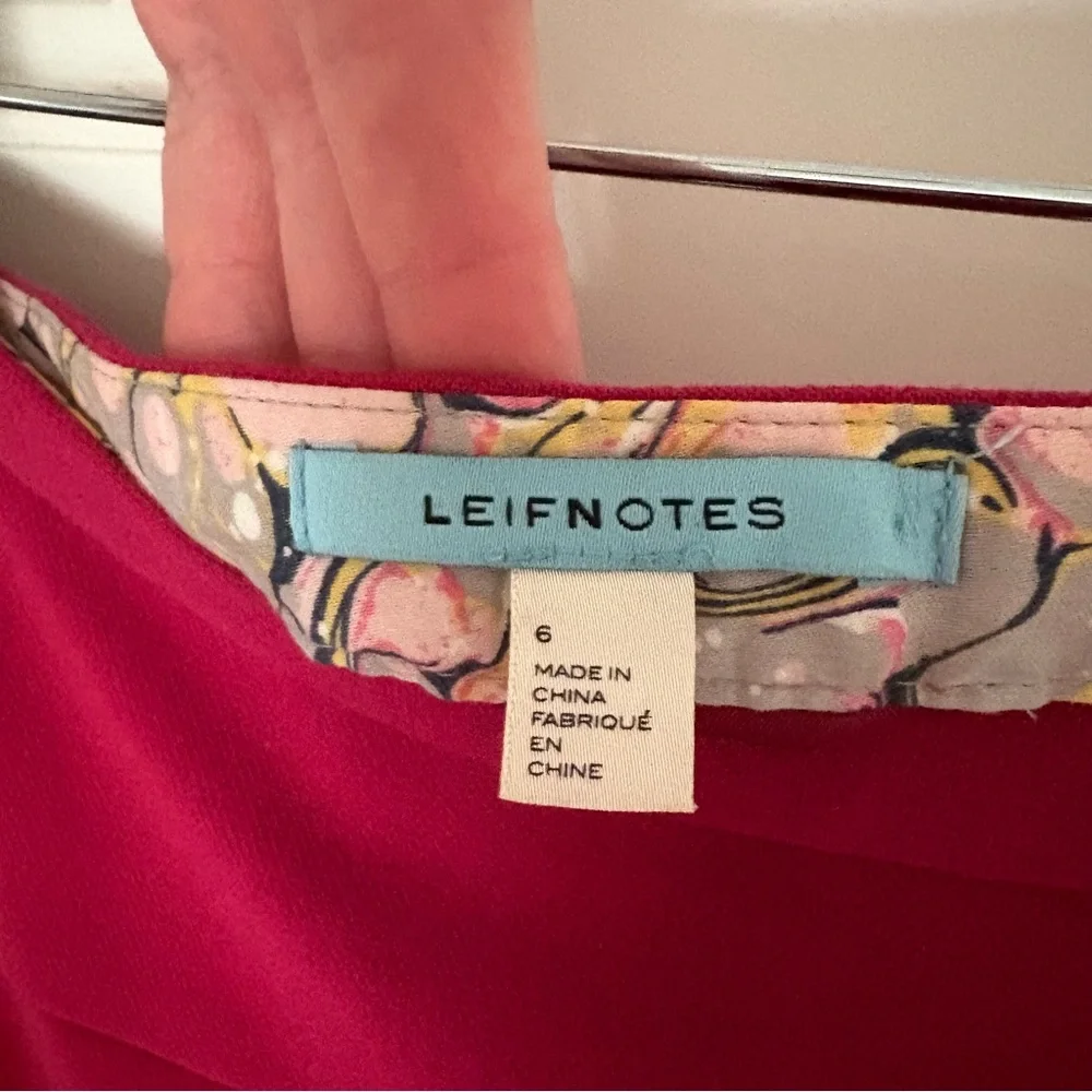 ANTHROPOLOGIE Leifnotes azalea tailored Shorts size 6 pink - Picture 4 of 8